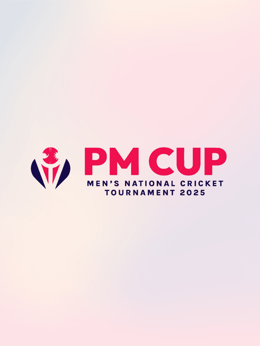 PM Cup men’s national cricket tournament 2025 poster